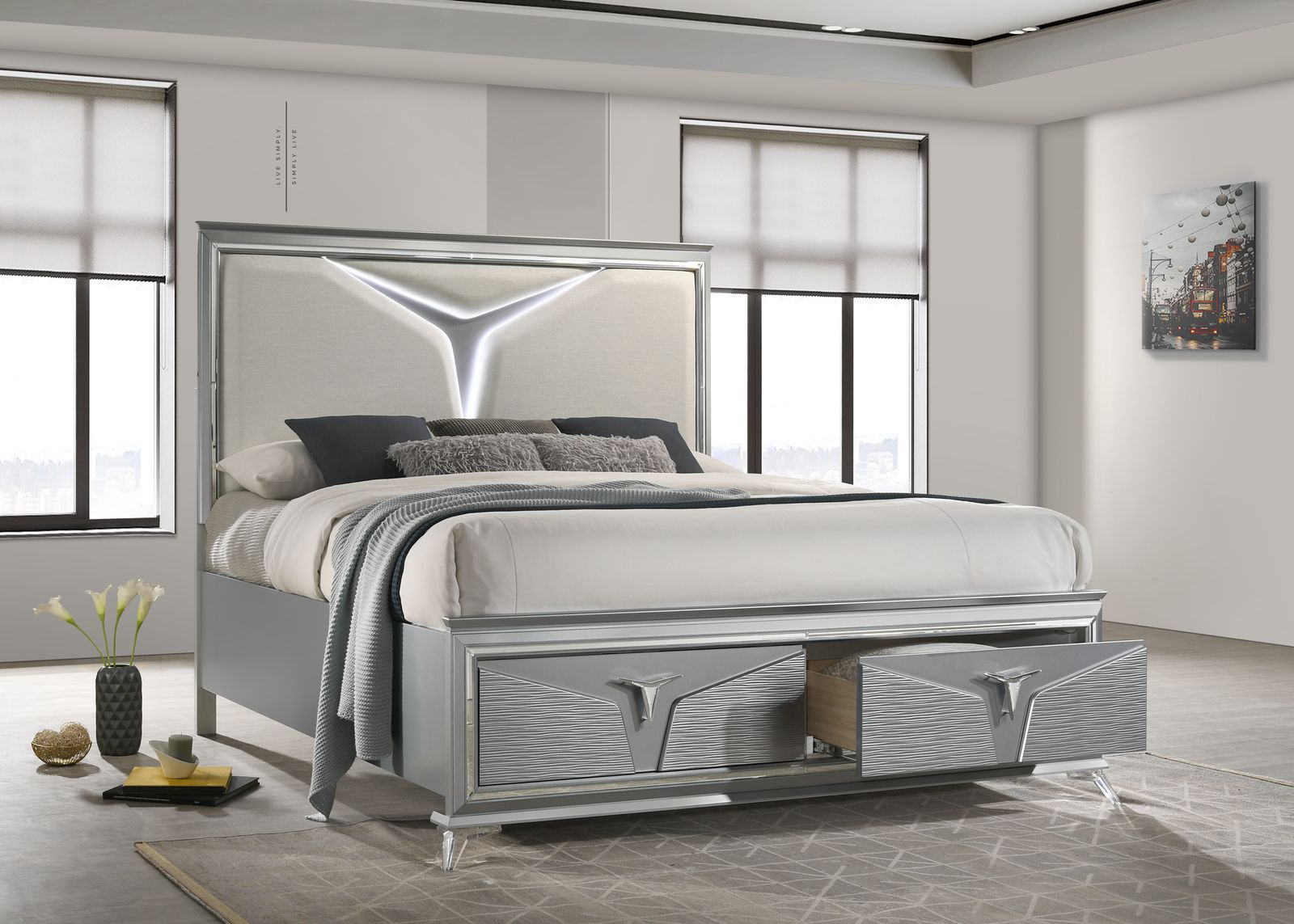 Olive Silver Bench - view 11