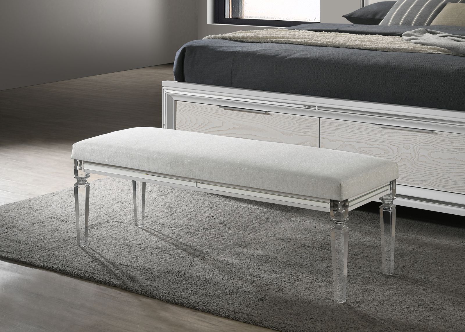 Pale Almond Bench