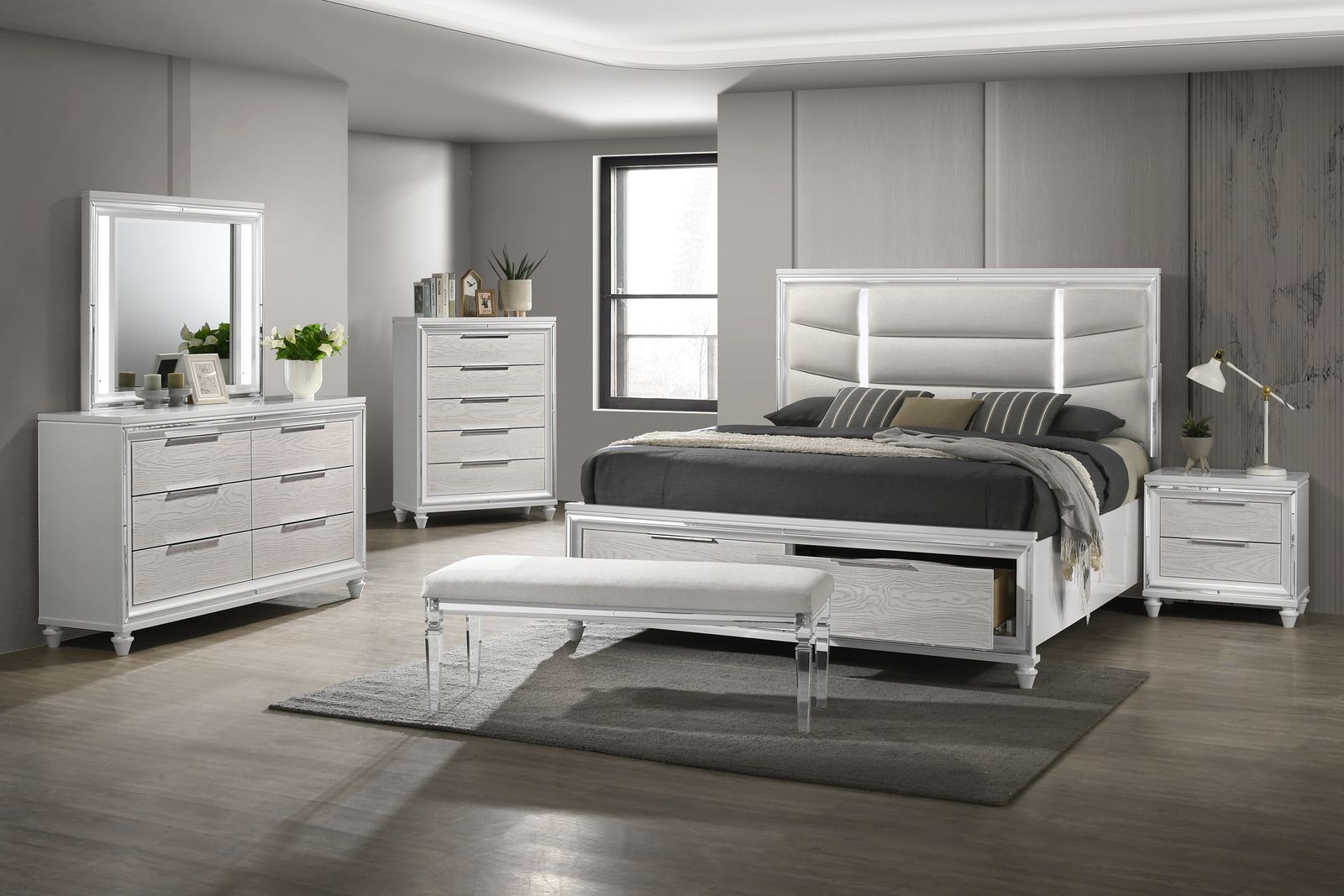 Pale Almond Bench - view 2