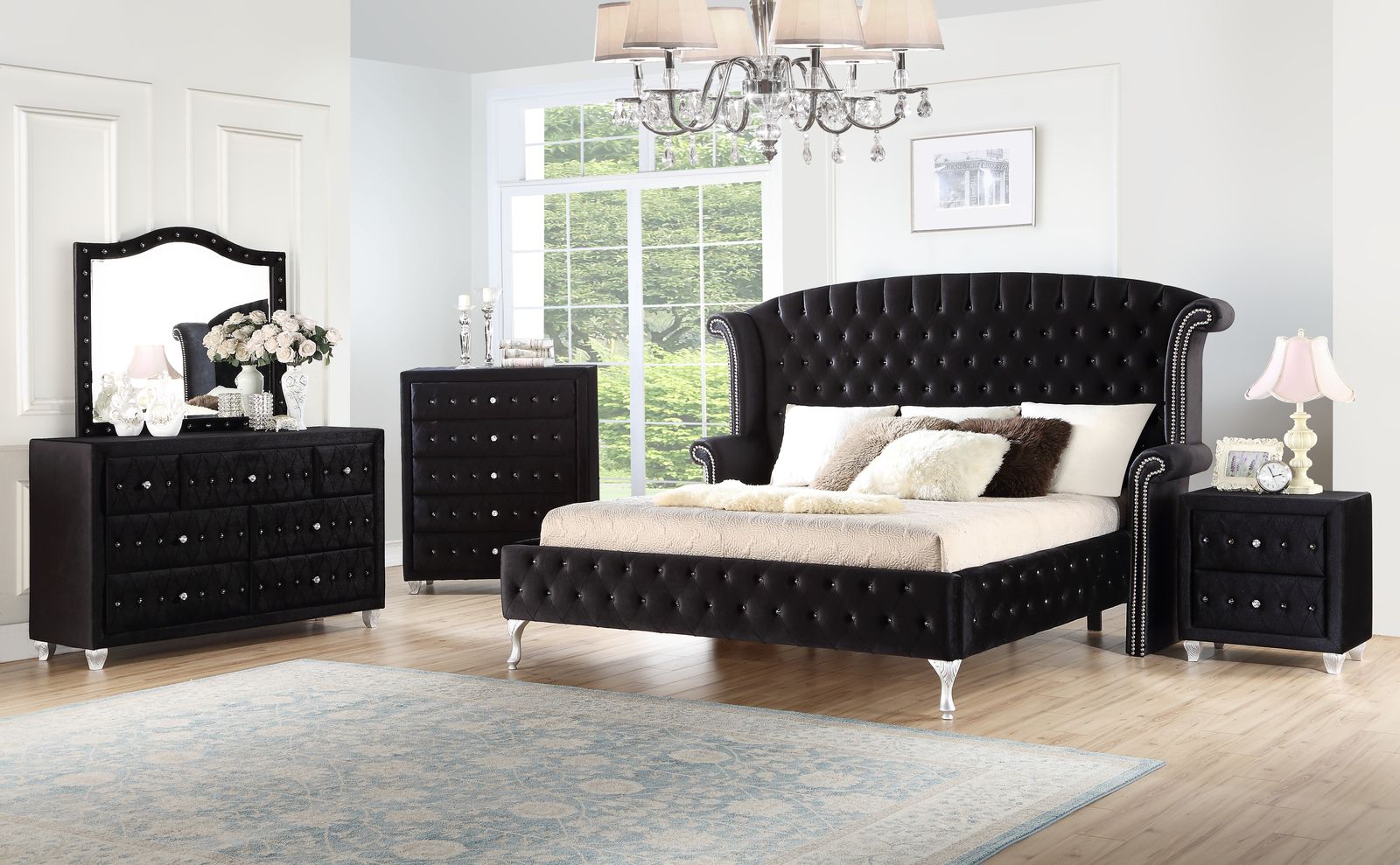 Black Velvet Mirror