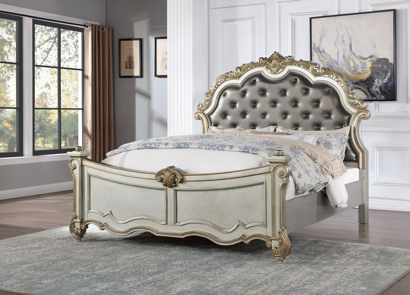 Antique Platinum Chest - view 4