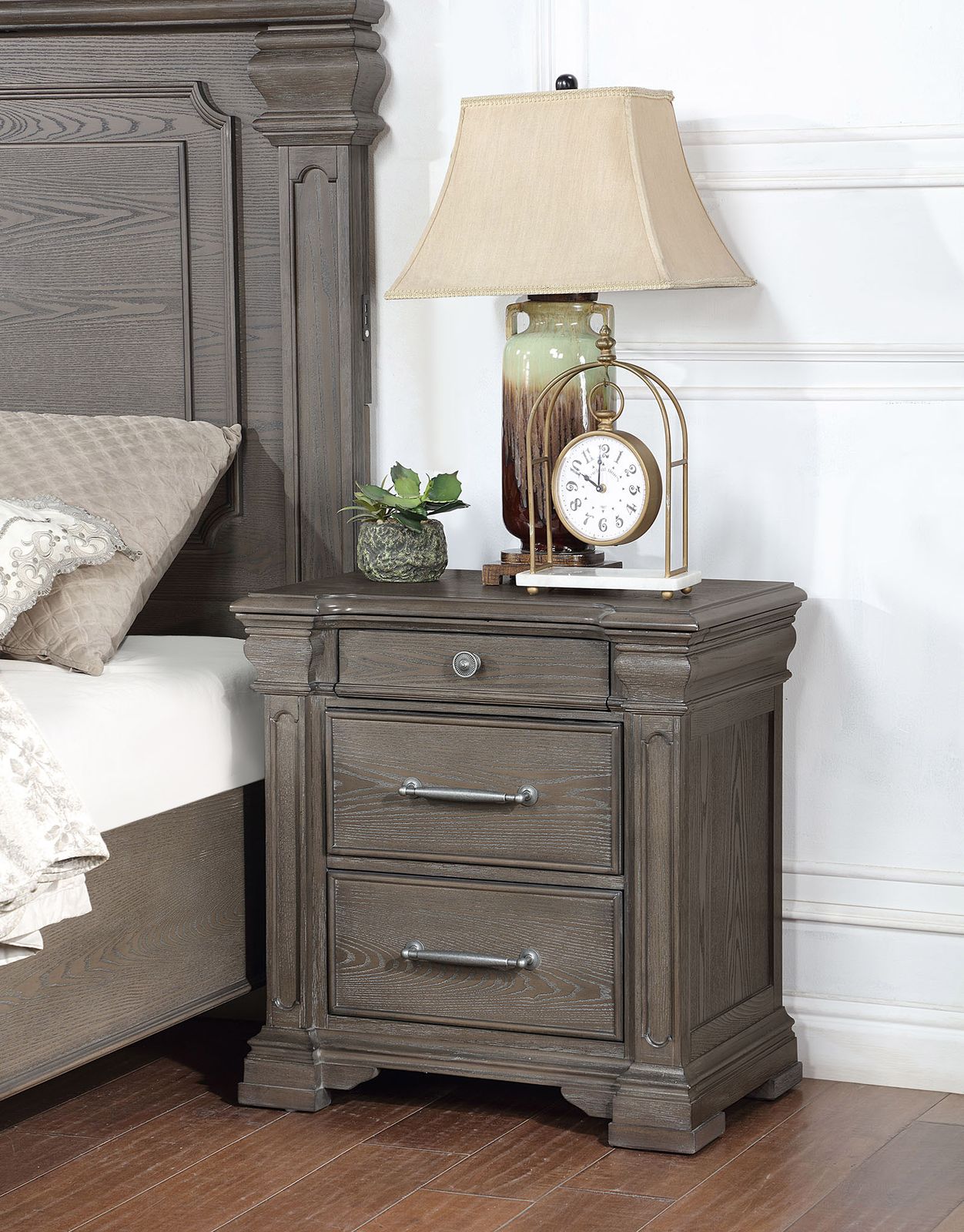 King Bed Frame - Dresser - Mirror - Chest - Nightstand - view 6
