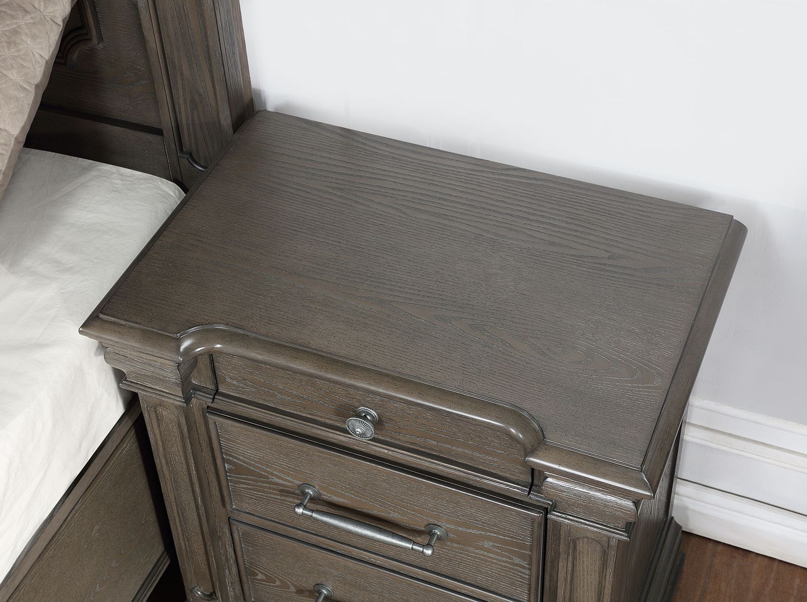 King Bed Frame - Dresser - Mirror - Chest - Nightstand - view 2