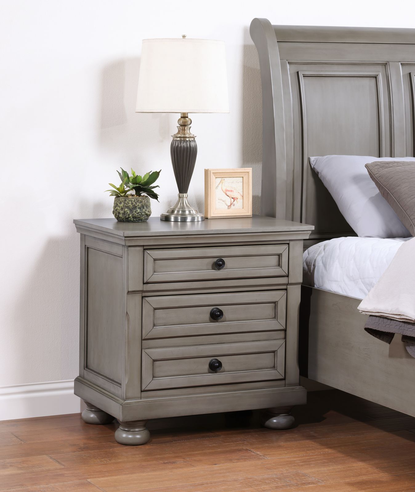 Light Gray Nightstand
