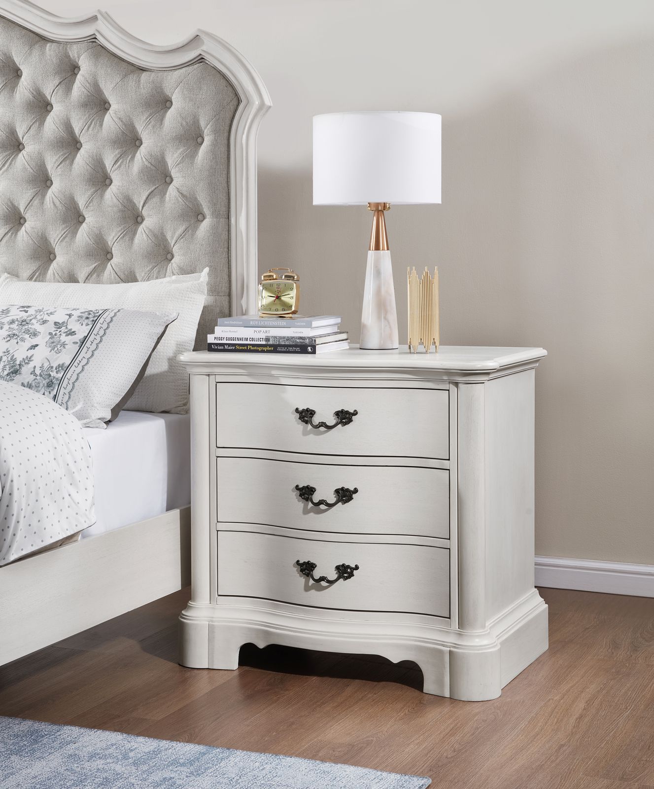 Antique White Night Stand