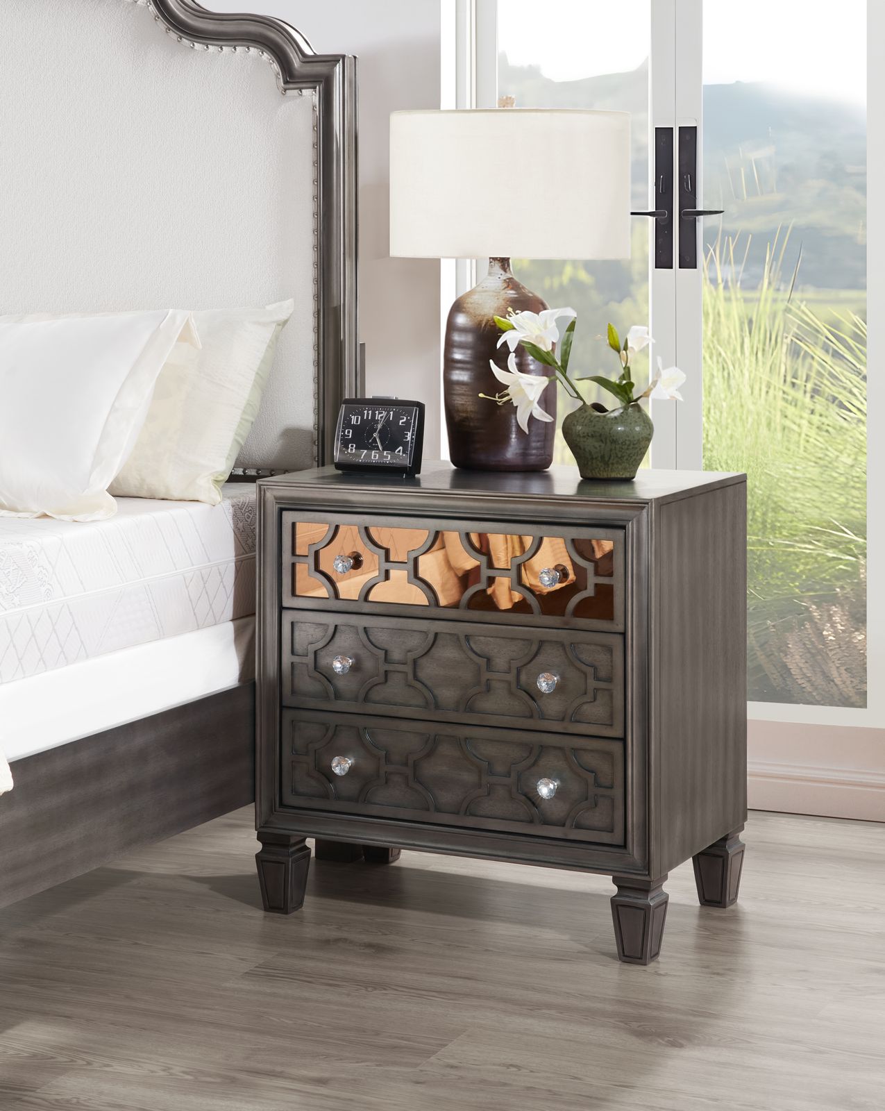 Gray Night Stand