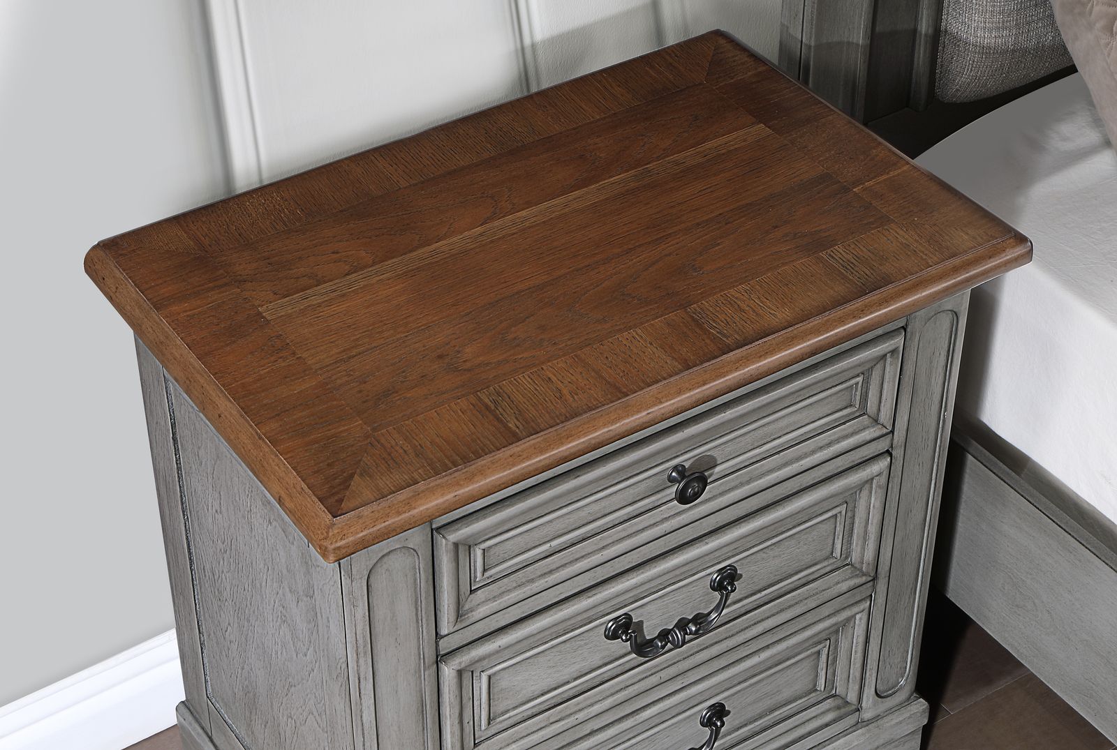 Gray Rustic Chest - view 6